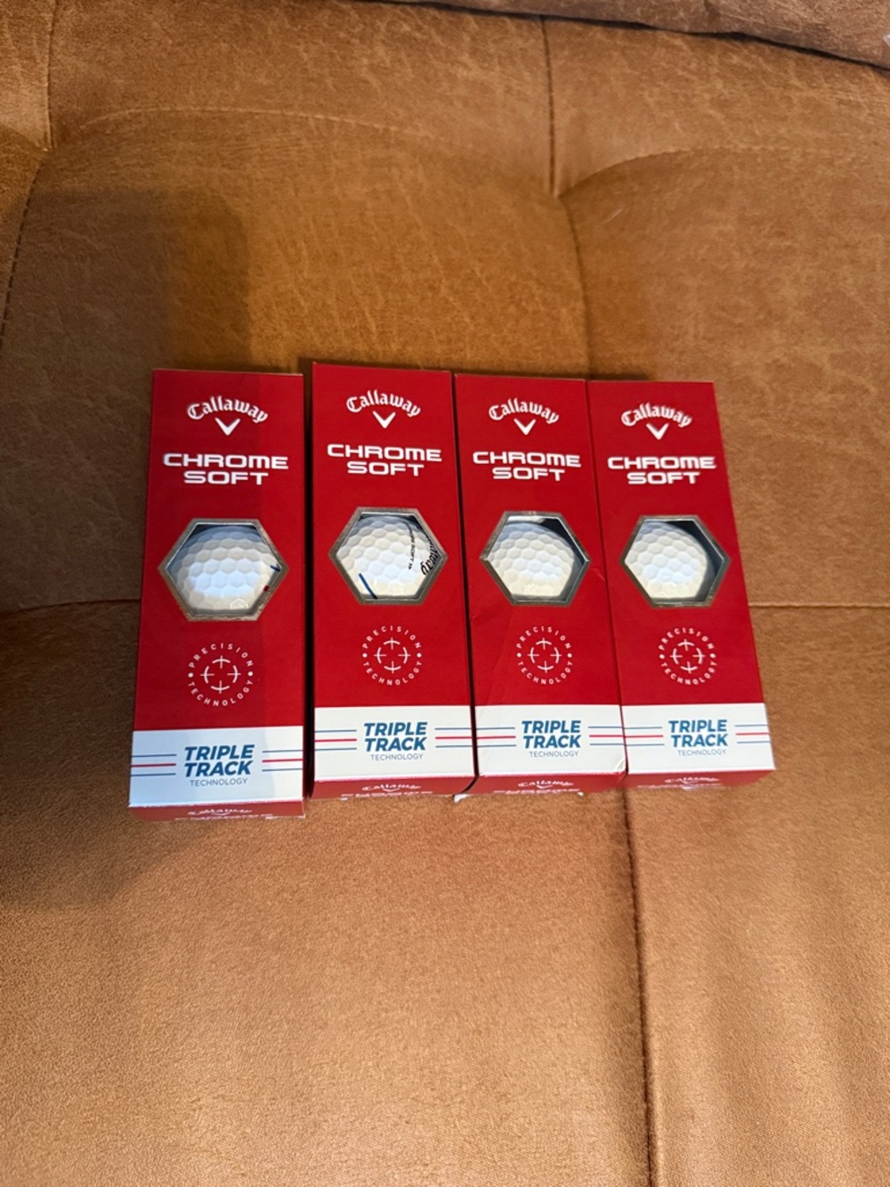 Callaway Chrome Soft Triple Track Golf Balls  (4 Pack)